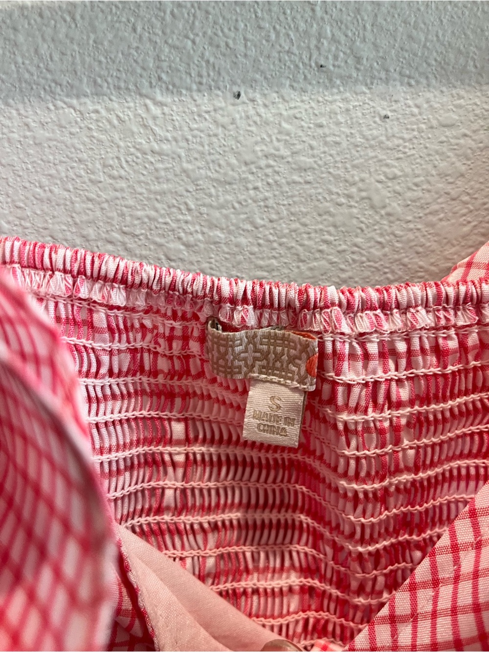 Gianni Bini Pink Gingham Mini Dress - Picture 5 of 5